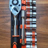 آچار بکس ۱۲ پارچه بزرگ ۱/۲مارک کینگ و تات ونیوتولز|ابزارآلات|تبریز, |دیوار