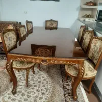 میز نهارخوری تمیز ۸ نفره