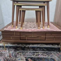 میزجلومبلی وگل میز(عسلی)