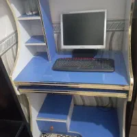 میز کامپیوتر به همراه کتابخانه