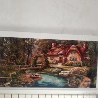 تابلو فرش ،،نقش طبیعت و منظره