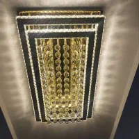 لوستر کهکشانی مدل سقفی ،تمام کریستال vs light|لوستر و چراغ آویز|تهران, بازار|دیوار