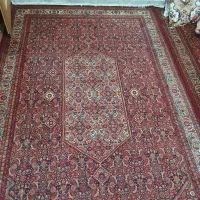 دوجفت فرش 6متری تمام ابریشم دستبافت قدیمی|فرش|پرند, فاز ۵|دیوار
