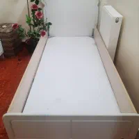 تخت دو منظوره کودک با کمد و ویترین