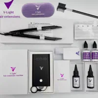 دستگاه و چسب اکستنشن تار به تار ویلایت(vlight)