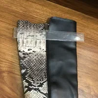 بوت بلند مشکی سفید پوست ماری سایز ۳۷|کیف، کفش، کمربند|تهران, امانیه|دیوار