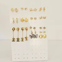 گوشواره میخی طلا 5 میلیون و 500