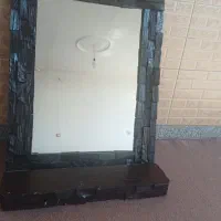 آینه دیواری چوبی