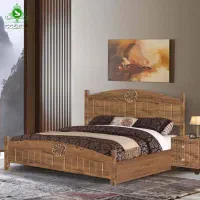 تخت۲نفره با۲پاتختیوکنسول وآینه وزیرتختی فلزی باتشک
