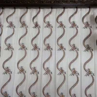 پرده پذیرایی به همراه کتیبه