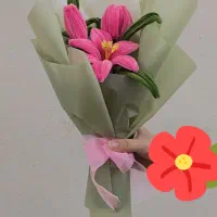 انواع دسته گل مصنوعی در طرح و رنگ زیبا|گل مصنوعی|رودسر, |دیوار