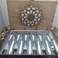 کارد چنگال دستساز و چاقو بابیست سال ضمانت زیر قیمت|حراج|خوی, |دیوار