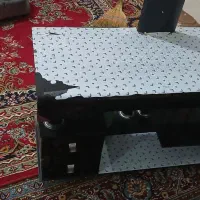 میز تلوزیونی  شیشه ای