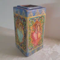 گلدان سرامیکی عتیقه نقاشی کاردست