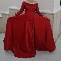 لباس مجلسی پفی عروسکی بلند