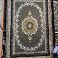 فرش ۱۲ متر باغ ملک سرمه ای هراج ضیاء|فرش|مشهد, سپاد|دیوار