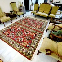 ۲ تخته فرش ۶ متری ساوین کاشان طرح دستبافت|فرش|کرج, ساماندهی|دیوار
