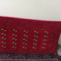 جفت پشتی ترکمن دستباف اصیل سایز بزرگ|فرش|مشهد, کلاهدوز|دیوار