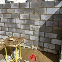 آجر چینی بنایی سیمان کاری بلوک چینی