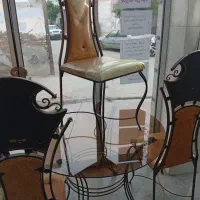 میزو صندلی فرفورژه بسیار تمیز ومرتب