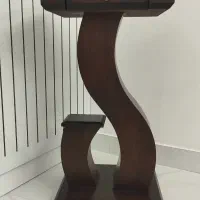 میز تلفن چوبی