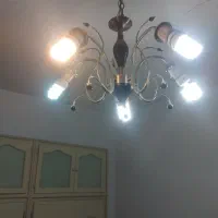 لوستر دو عدد ۵ شاخه و دو شاخه|لوستر و چراغ آویز|تهران, علی‌آباد|دیوار