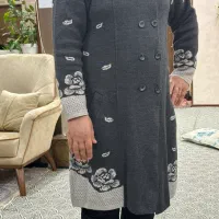 پالتو زنانه بافت سایز ۳۶ تا ۵۰ اندازه میشه|لباس|یزد, |دیوار