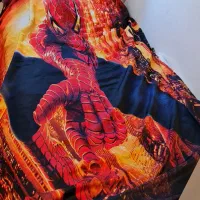 پرده طرح بتمن و اسپایدر