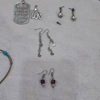 ست و تک گردنبند و انگشتر گوشواره|بدلیجات|تهران, امامت|دیوار
