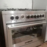 اجاق گاز تمام استیل پیلوت در حد نو