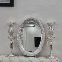 آیینه شمعدان آب نقره قلم پرسپولیس