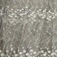 پرده تور و ساتن