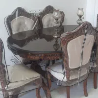 ناهارخوری چوبیِ دست ساز