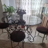 میز صندلی ناهار خوری ۴ نفره فرفورژه|میز و صندلی غذاخوری|پردیس, فاز ۳|دیوار