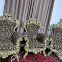 یک دست مبل سلطنتی ۸ نفره|مبلمان خانگی و میز عسلی|بندرعباس, |دیوار