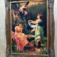 تابلو طرح ابریشم