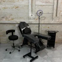 تجهیزات آرایشگاهی تخت تتو صندلی ارم رست مژه