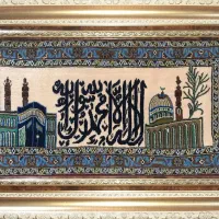 تابلو فرش تک نقش اتیقه