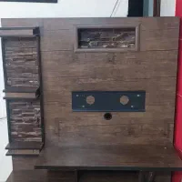 زیر تلویزیونی طرح چوب و Mdf|میز تلویزیون|ایلام, |دیوار