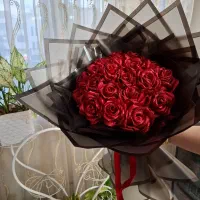 گل رز روبانی/باکس تولد/بوکت گل/خاستگاری/روز معلم