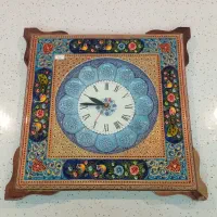 ساعت دیواری خاتم و مینا