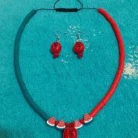 گردنبندودستبندوگوشواره یلدایی گیفت وکراوات