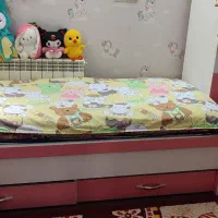 تخت و کمد کودک در حد نو|تخت و سرویس خواب|اصفهان, کوجان|دیوار