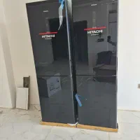 هیتاچی یخچال دو قلو شیشه اینه ای