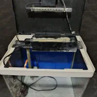 آکواریوم شرکتی شیشه خم|ماهی|اردبیل, |دیوار