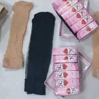انواع جوراب شیشه‌ای و پارازین قایقی زنانه