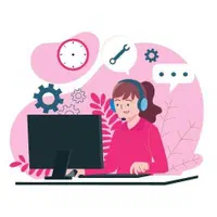 استخدام مجازی تایپیست و پشتیبانی و مترجم