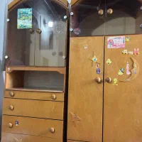 کمد دوقلو چوبی