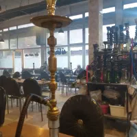 قلیان برنجی قلم کاری