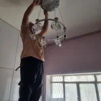 لوستر|لوستر و چراغ آویز|حمیل, |دیوار